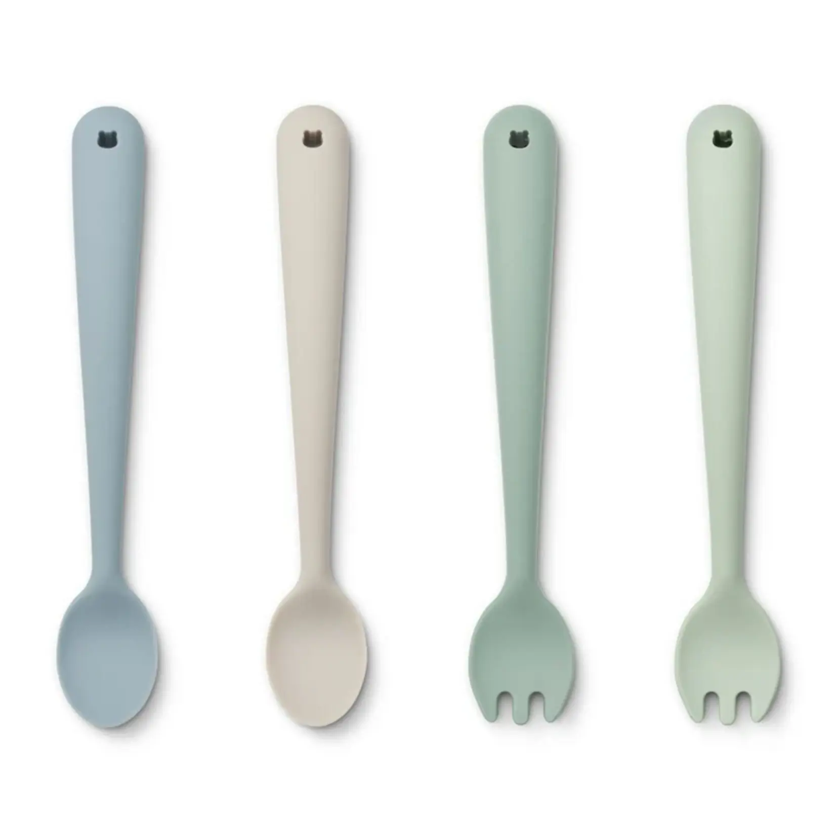 Liewood Shea feeding set 4-pack | dusty mint