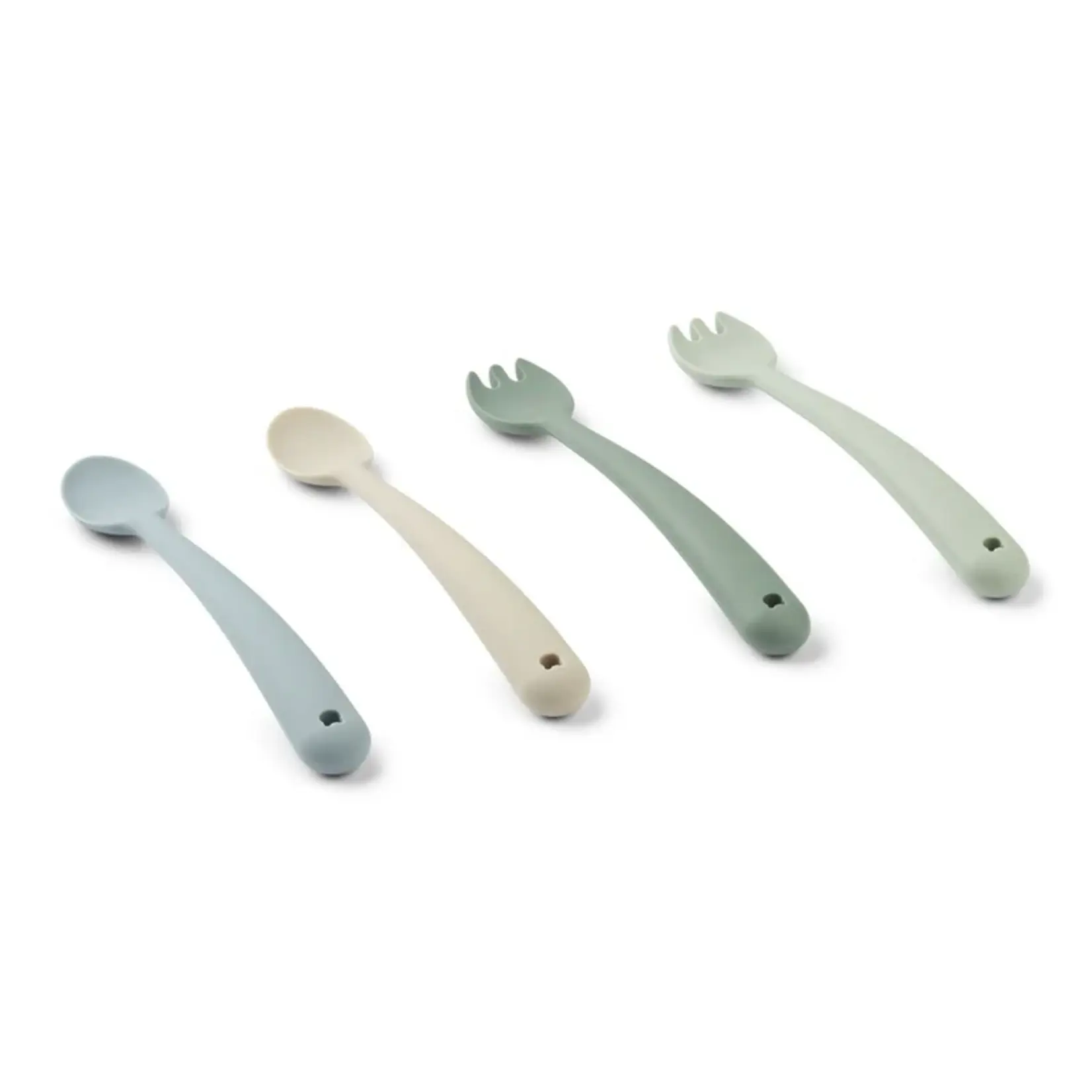 Liewood Shea feeding set 4-pack | dusty mint