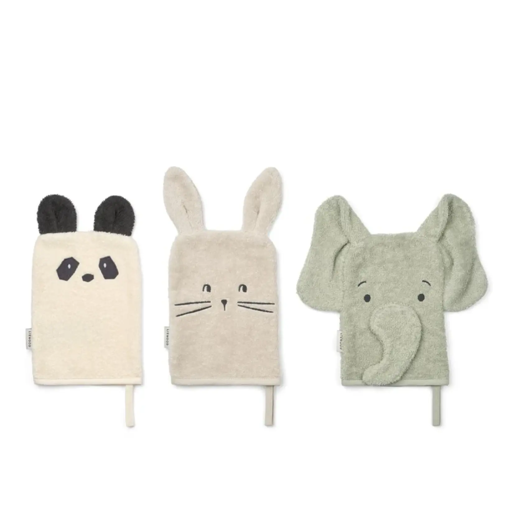 Liewood Sylvester Washandjes | gant de toilette bleu tourterelle 3P