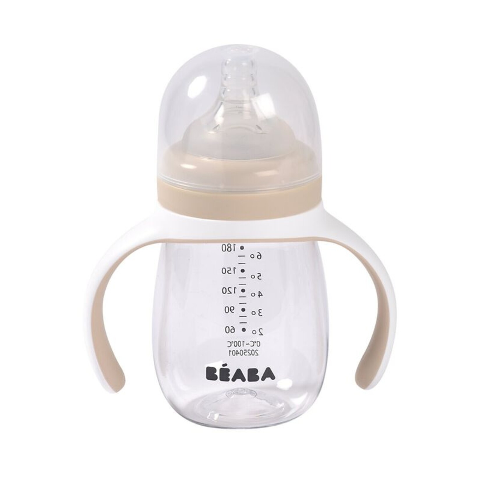 Béaba Transition cup training bottle 2 in 1 | clay earth