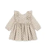 Konges Sløjd Cianna longsleeve bow dress | verona blues