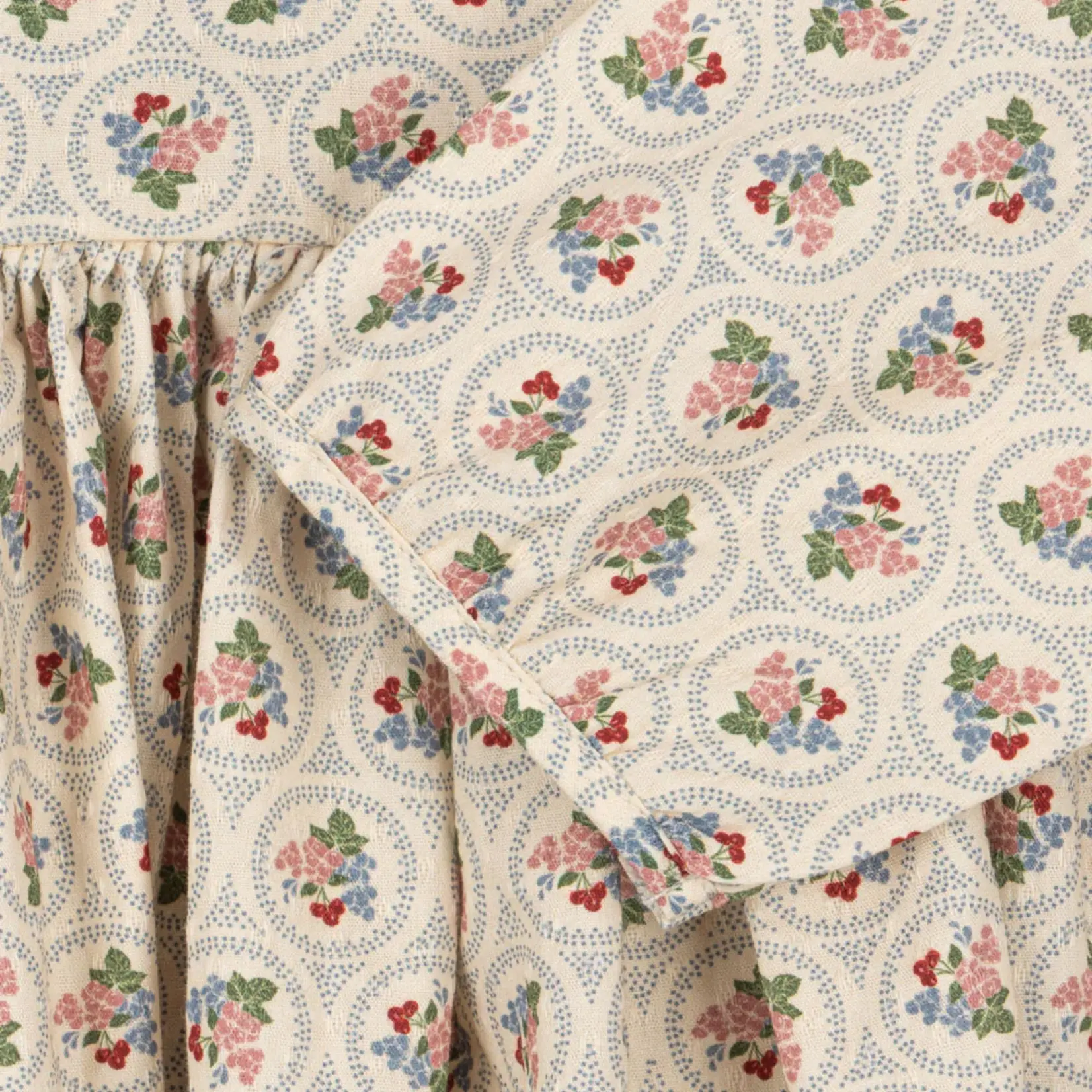 Konges Sløjd Cianna longsleeve bow dress | verona blues