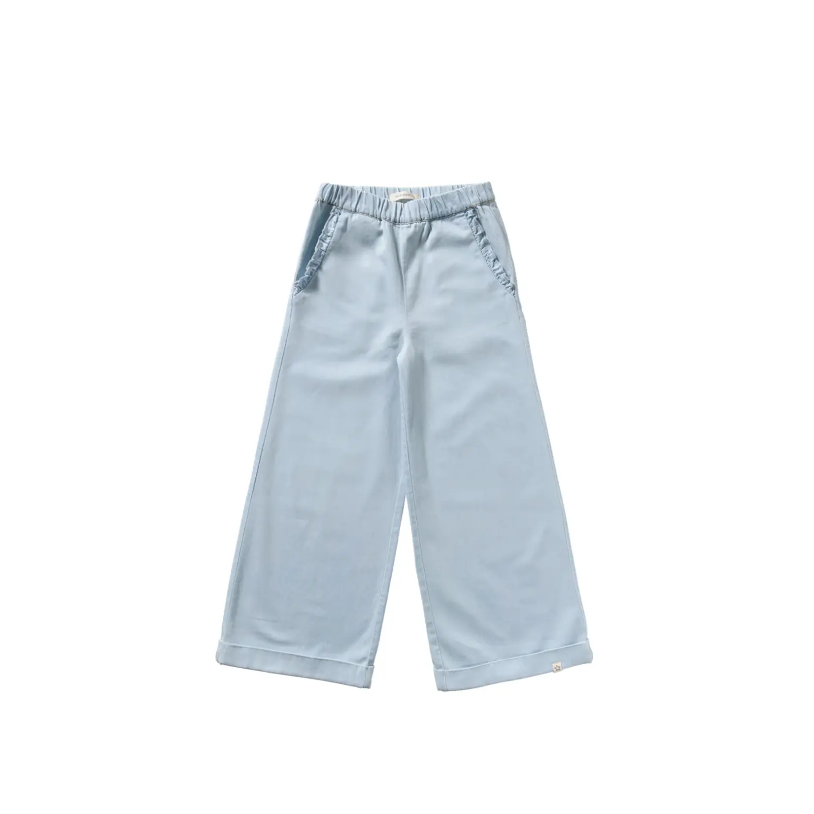 Your Wishes Ruffle pants sunlit blue | Chambray