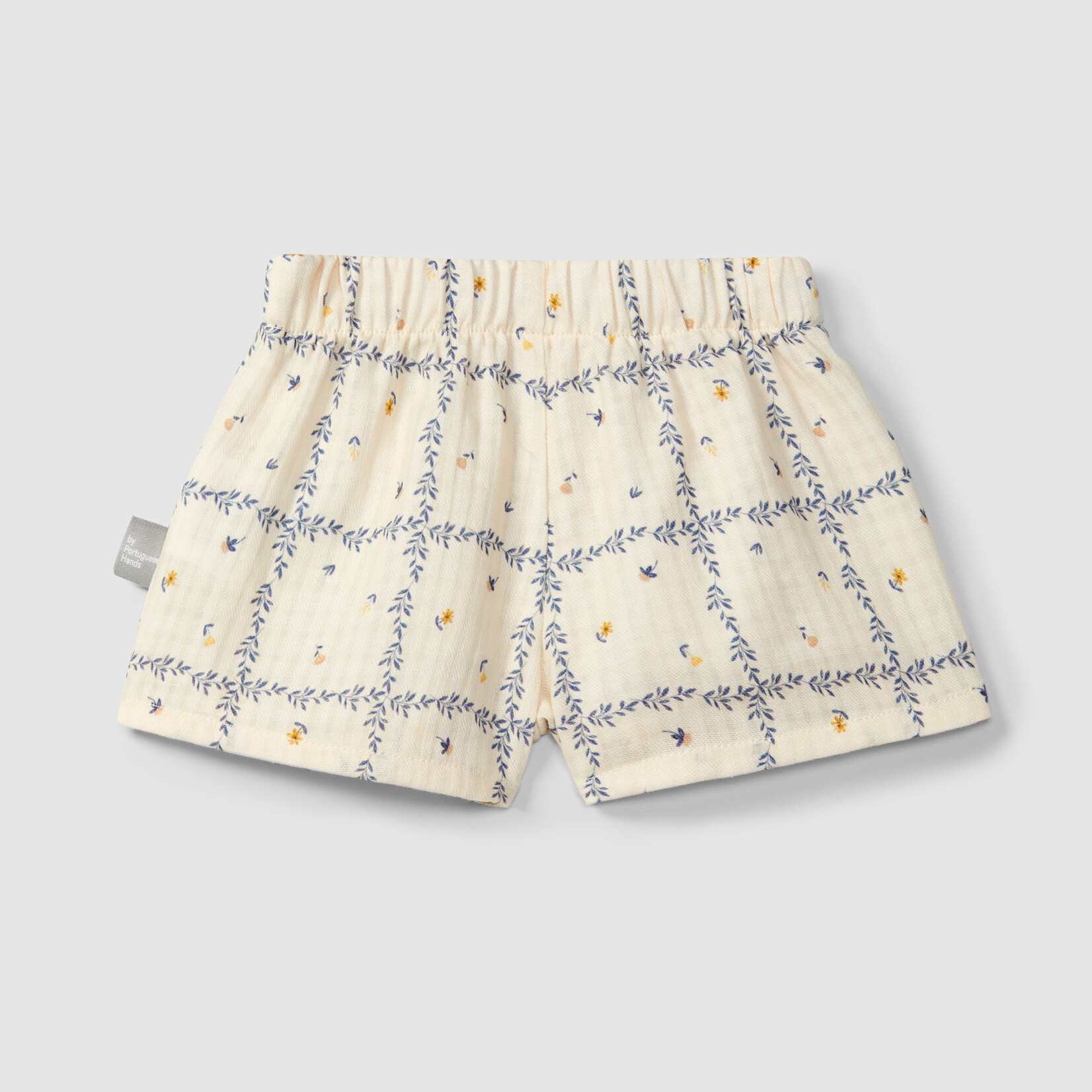 SNUG Shorts muslin indigo leaves