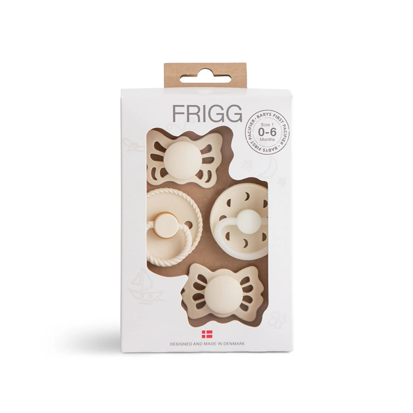 Frigg Premier coffret de tétines pour bébé | Crème nuit