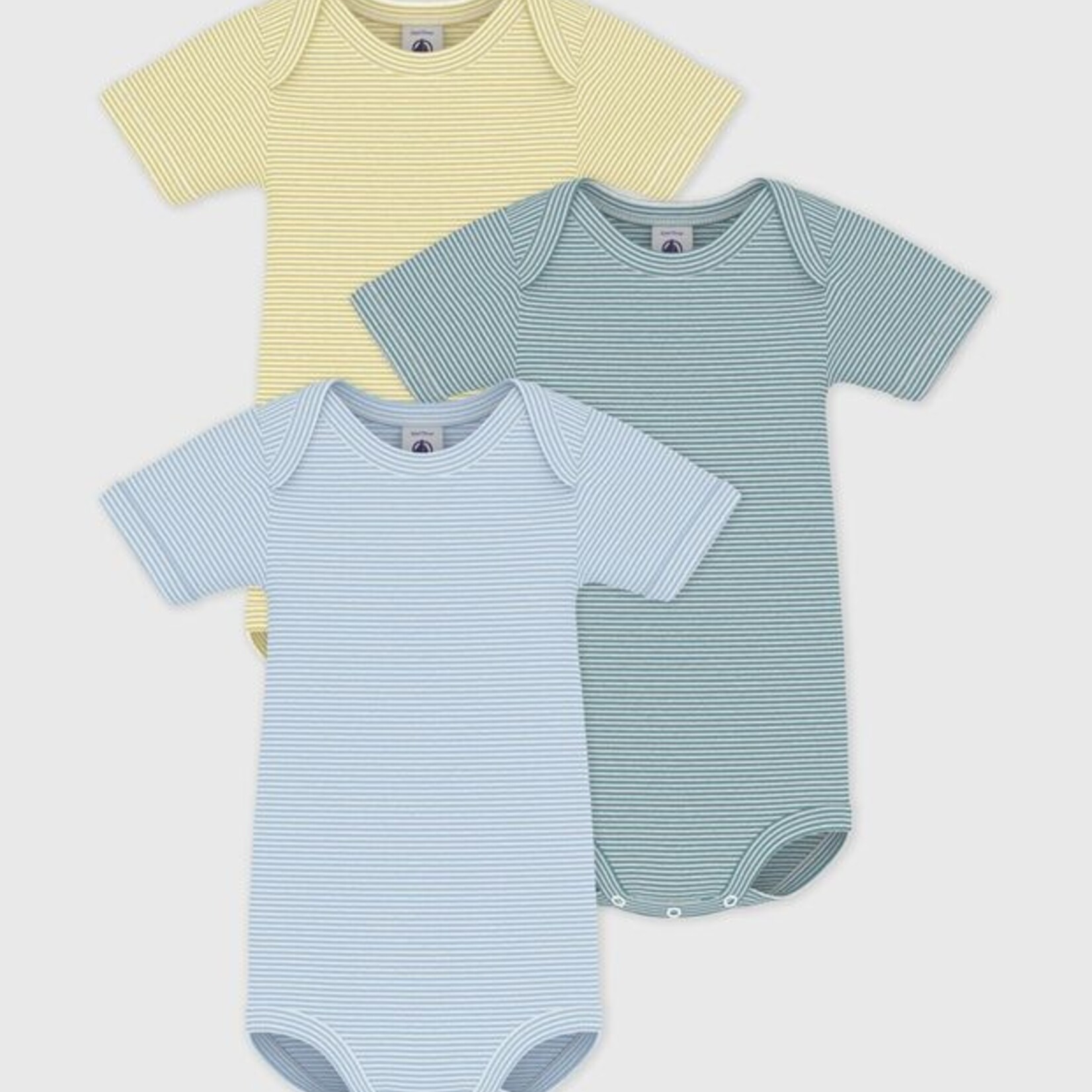 Petit Bateau Short-sleeved bodysuits | stripes