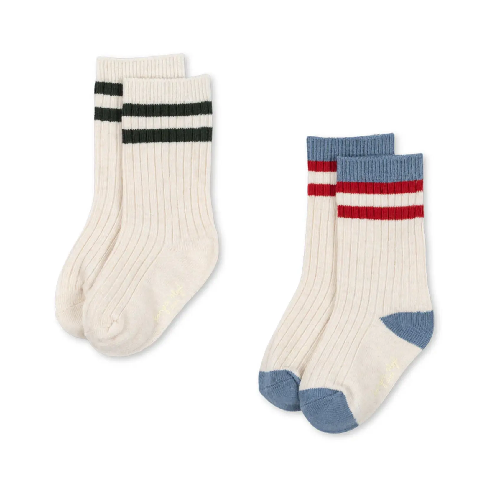 Konges Sløjd Rib socks | pearl blue