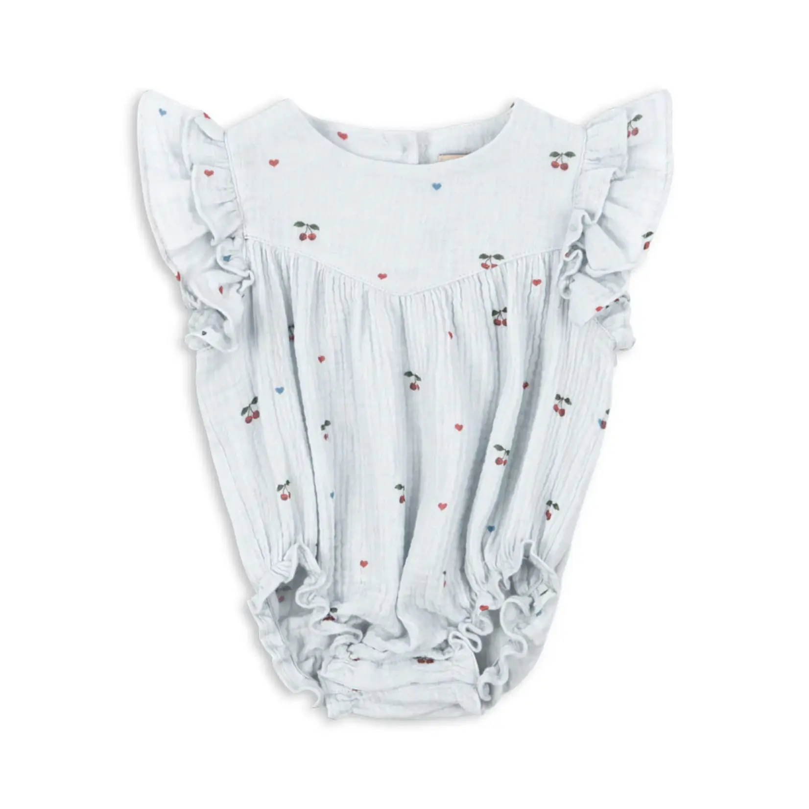 Konges Sløjd Coco romper | cherry blue coeur