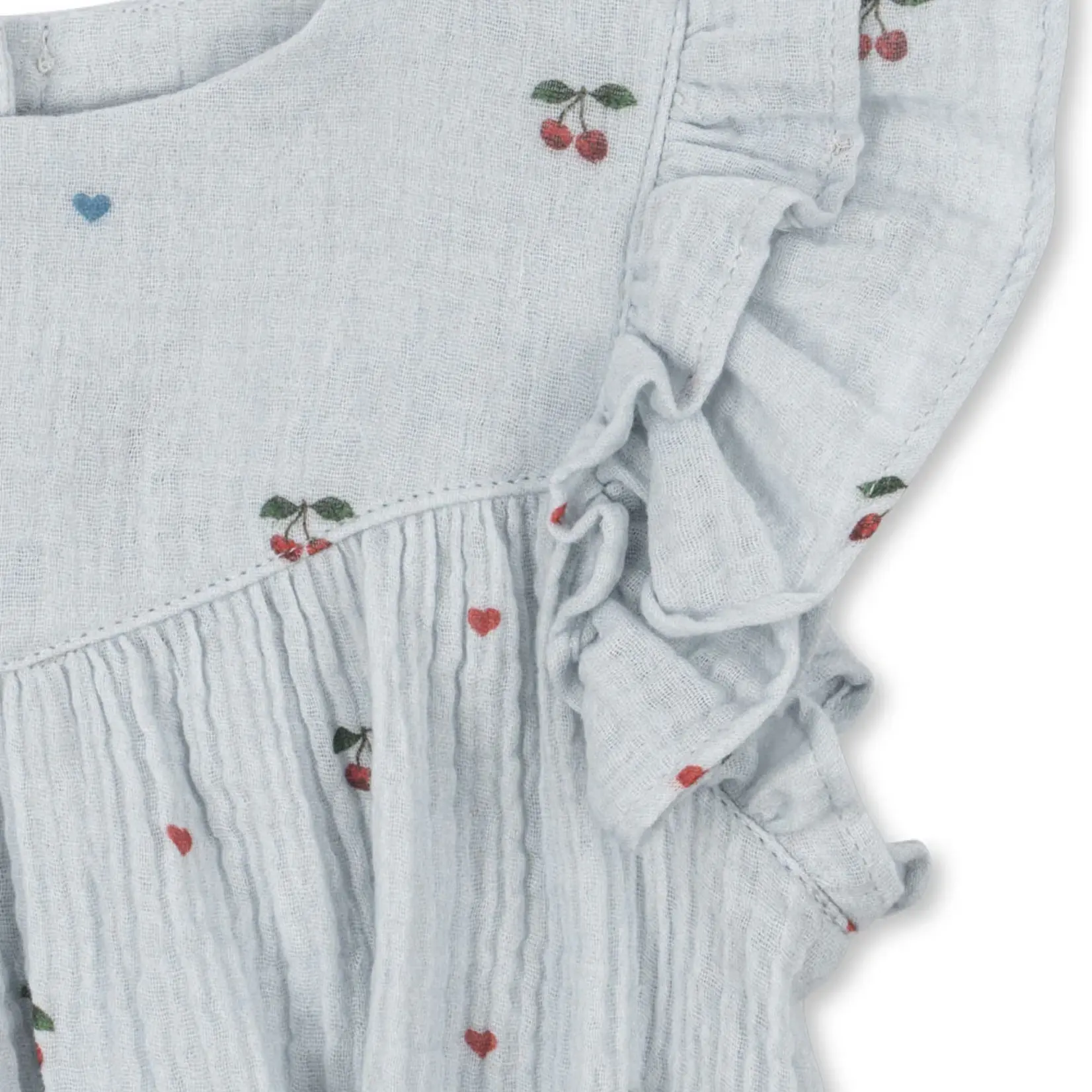 Konges Sløjd Coco romper | cherry blue coeur