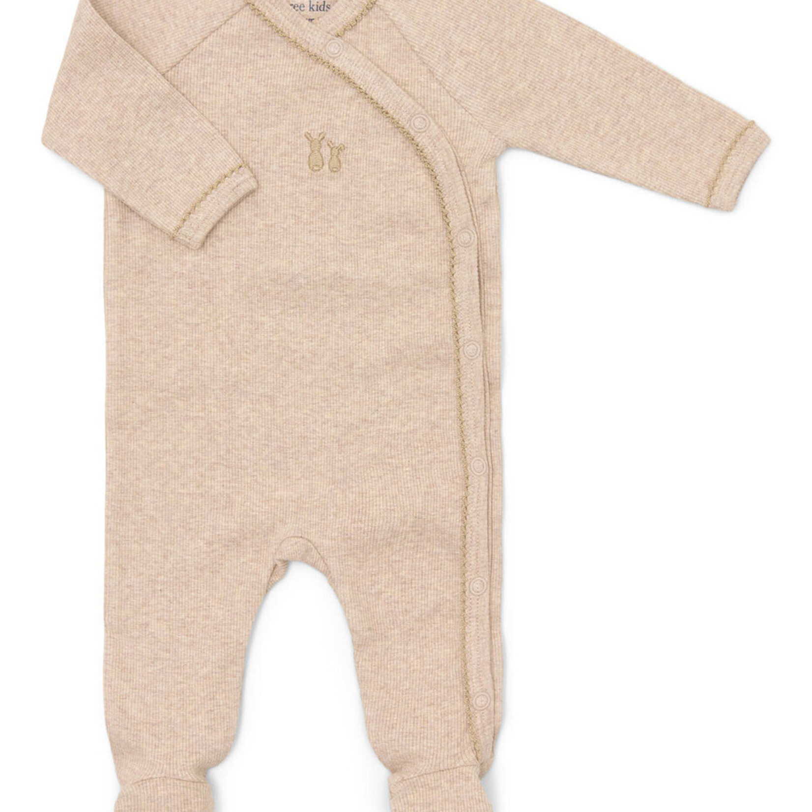 Poetree kids Baby suit teddy rib camel