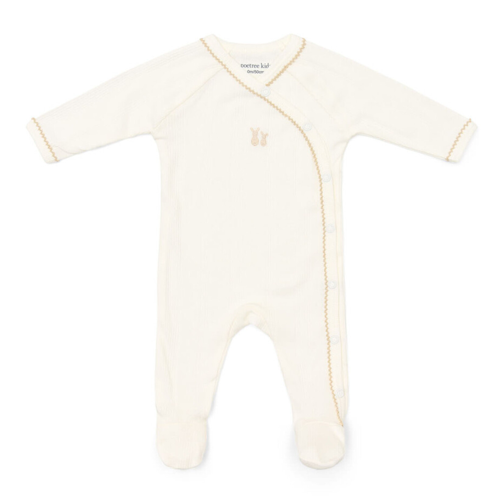 Poetree kids Ensemble bébé Teddy côtelé crème