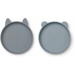 Liewood Olivia plate 2-pack | blue mix