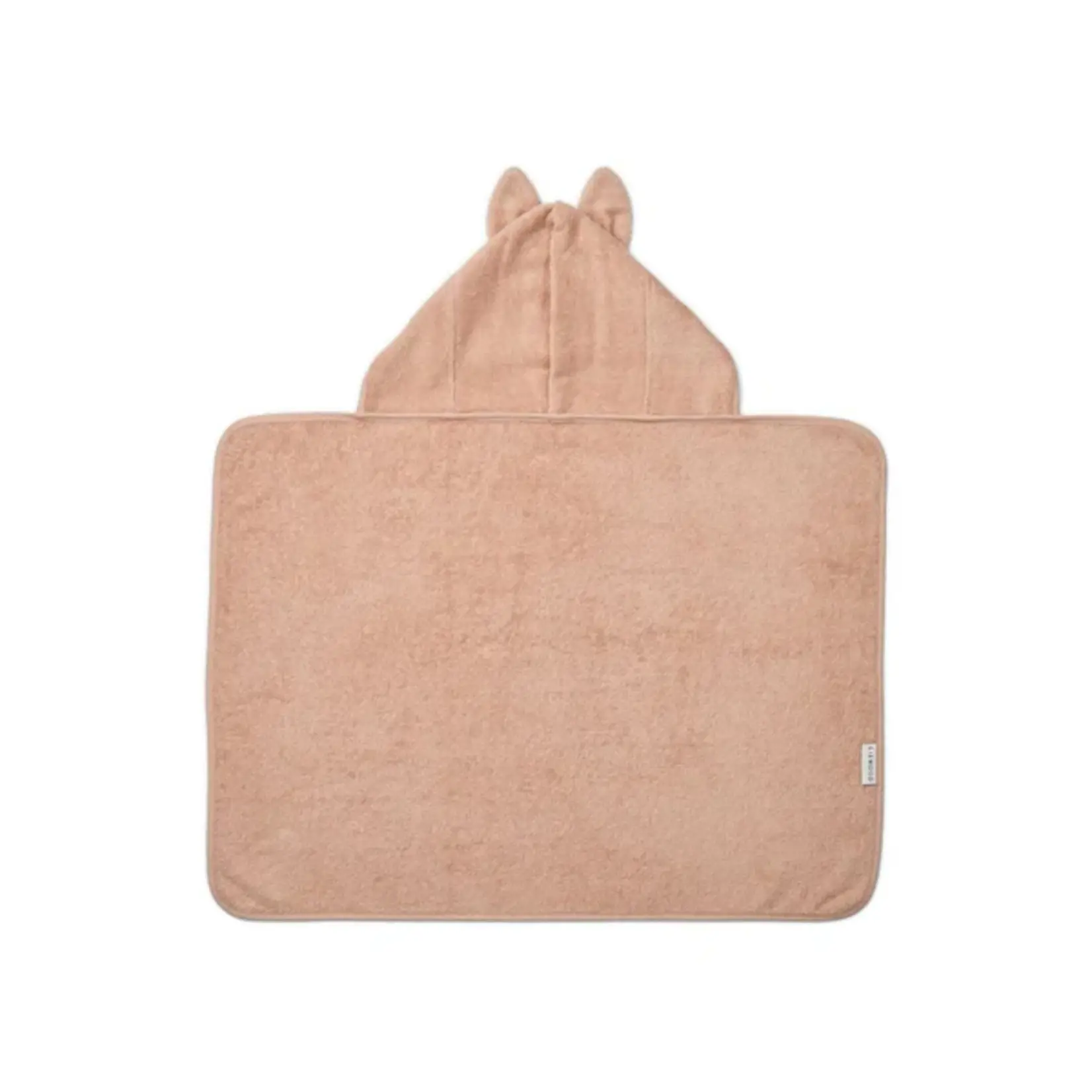 Liewood Vilas rabbit hooded towel badcape | pale tuscany