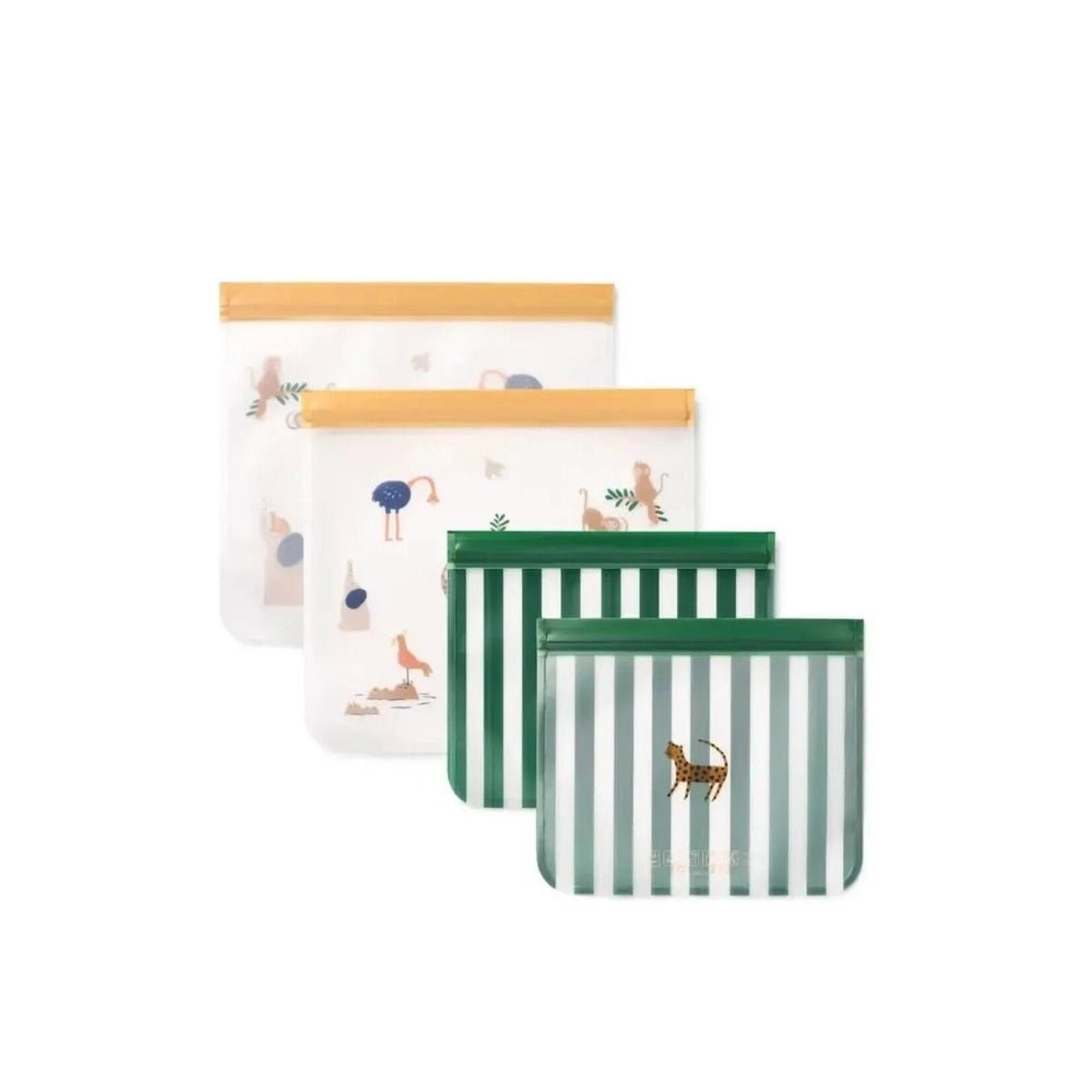 Liewood Rebus reusable food bags 4-pack | all together