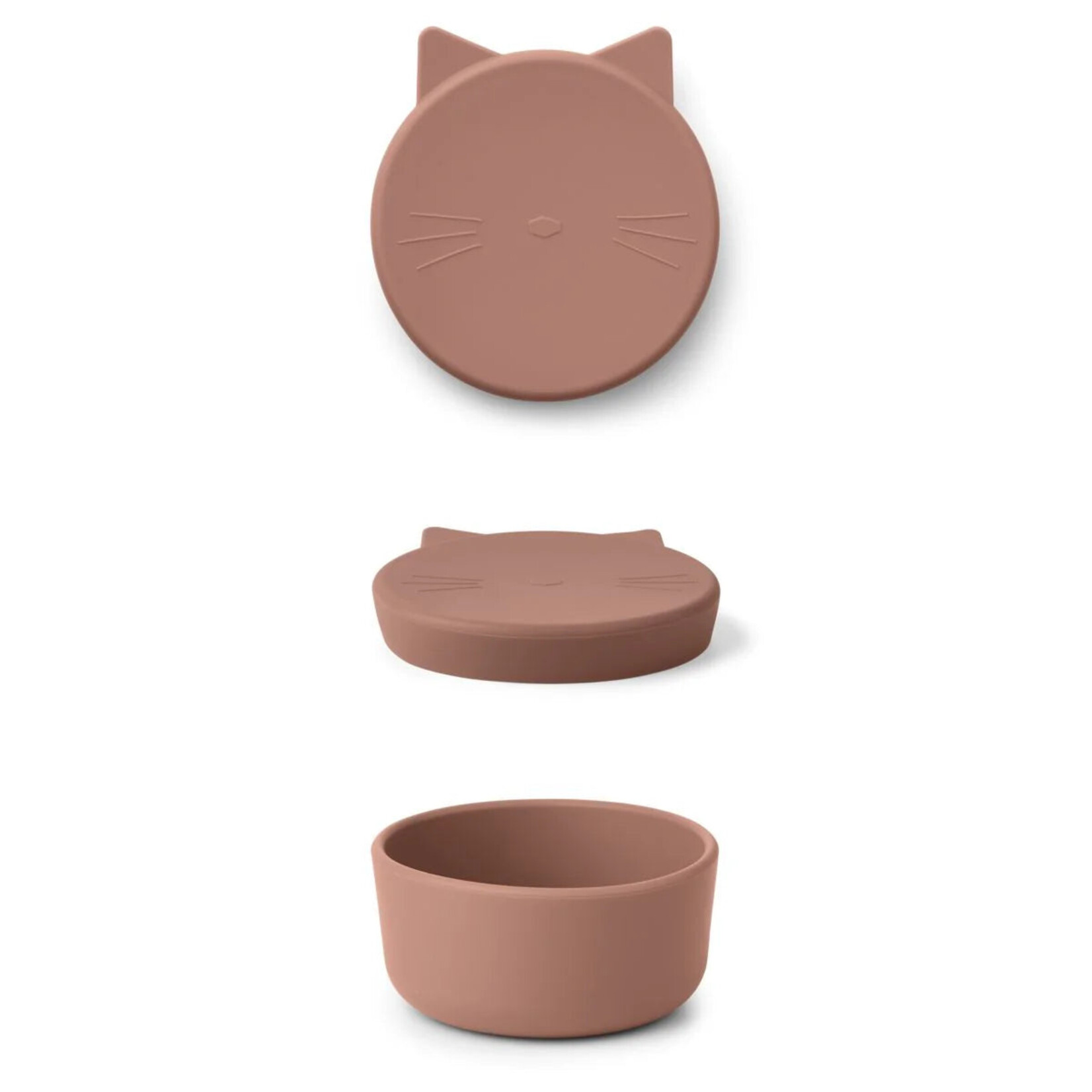 Liewood Cornelius snack box | cat dark rose
