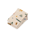 Liewood Lewis hydrofiele doeken 2-pack | muslin cloth around the world