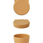 Liewood Carrie snack box | bear yellow mellow