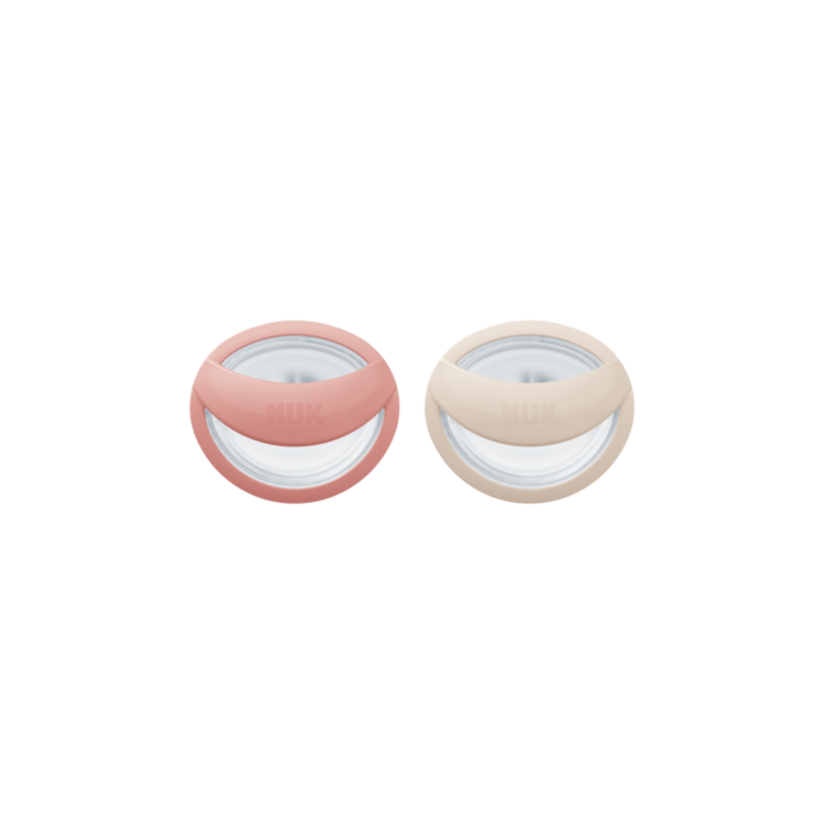 NUK Mommyfeel skin-like pacifiers silicone 2P