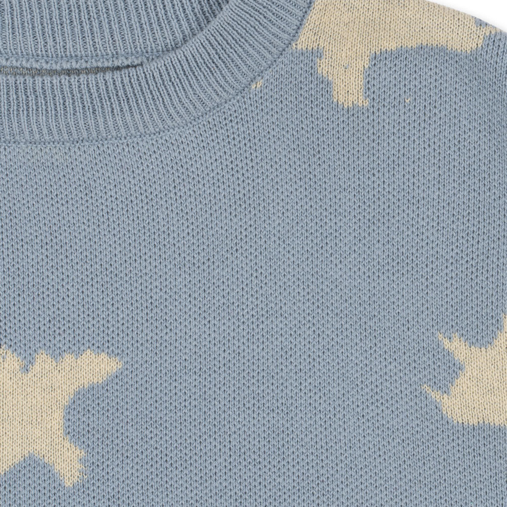 Konges Sløjd Lapis knit sweater | dino mist