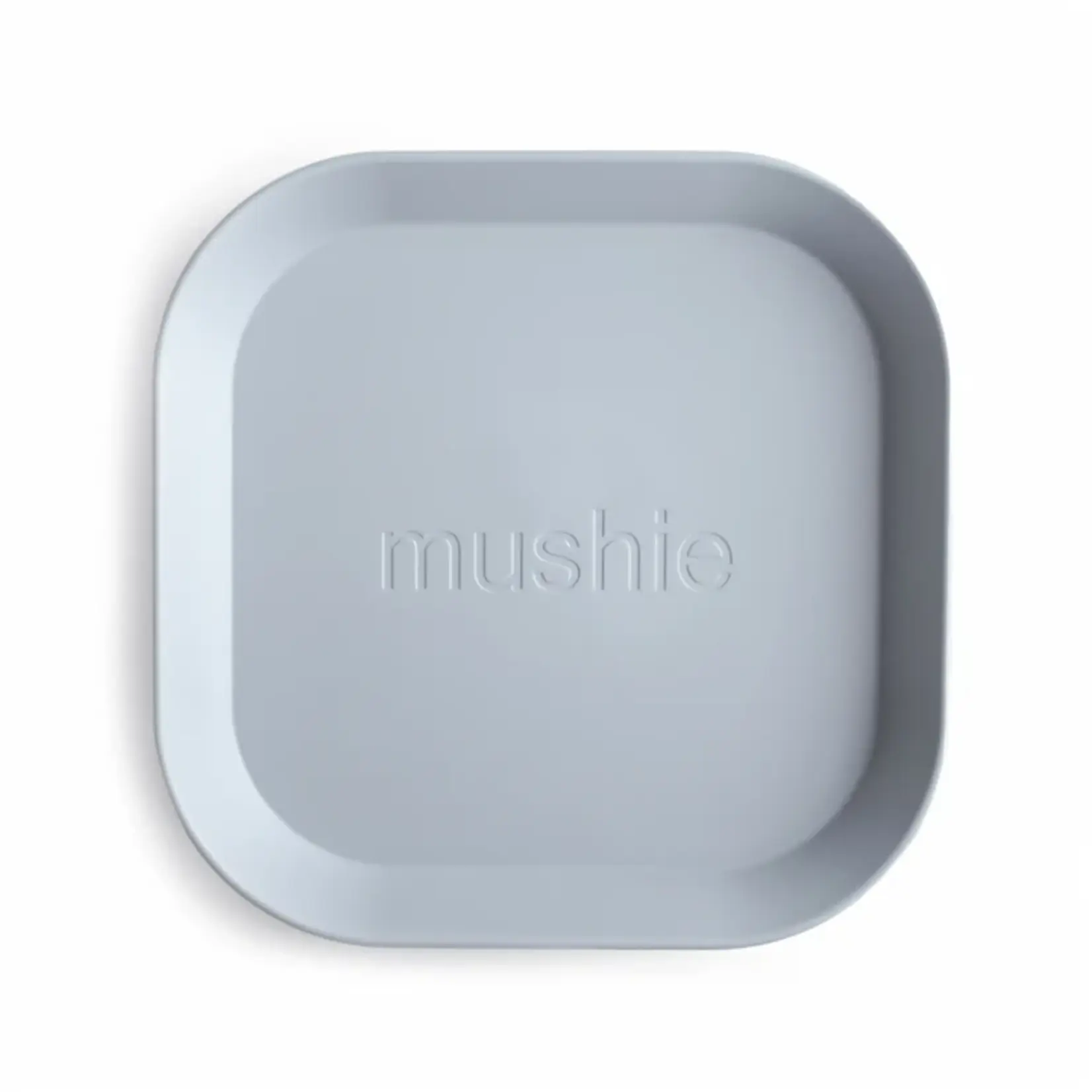 Mushie Plates square cloud