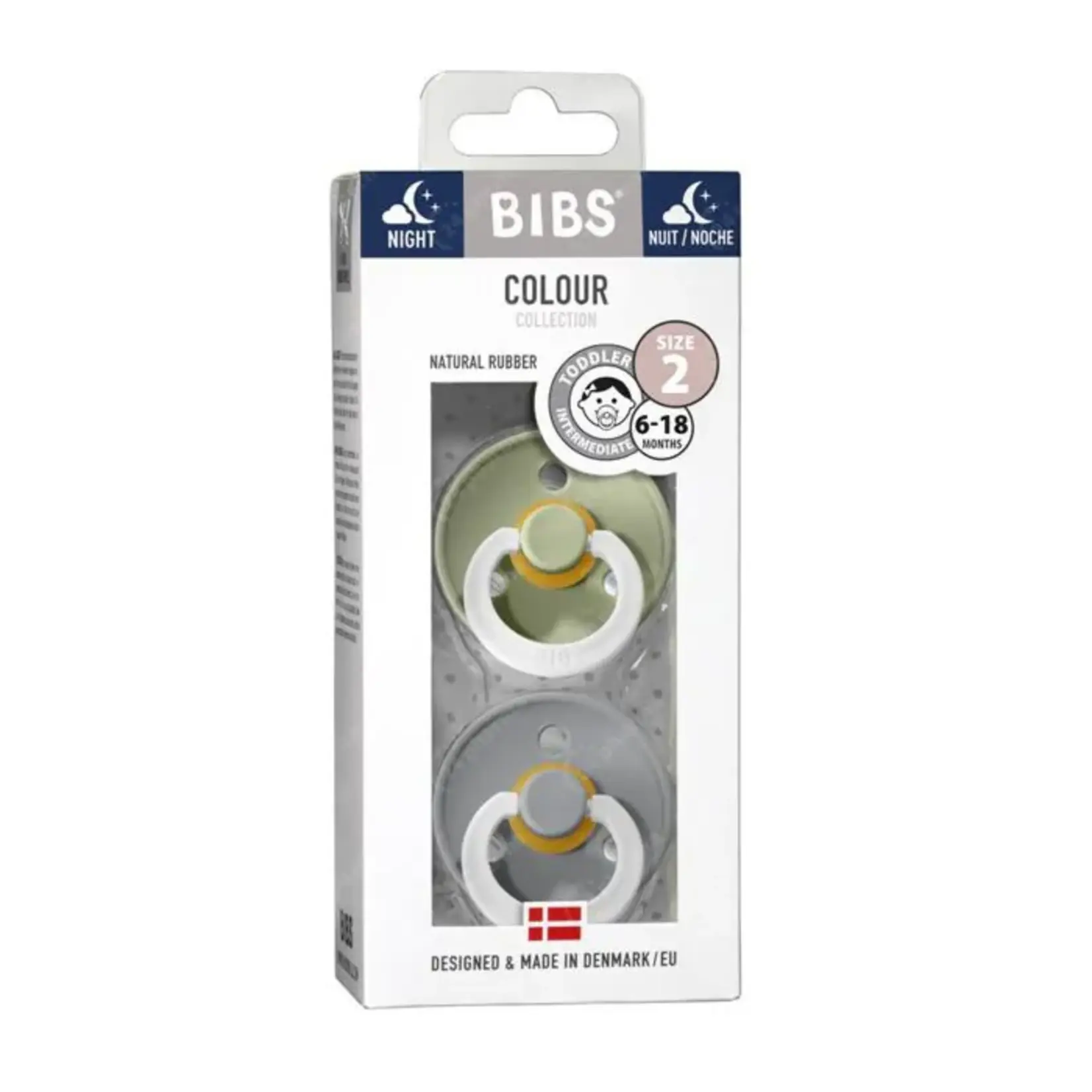 Bibs Sucettes Bibs duo | sauge/nuage lumineux