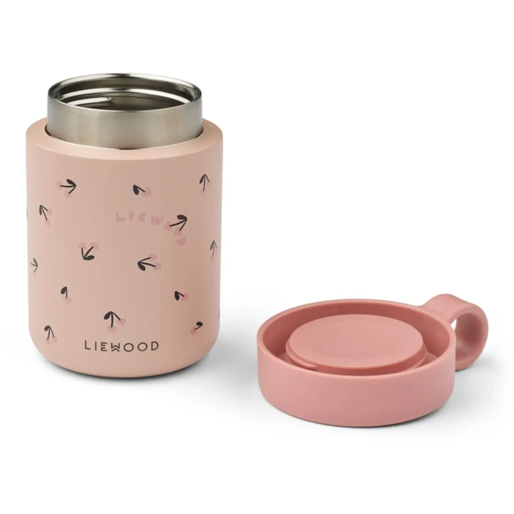 Liewood Kiani printed thermo food jar | mini cherry heart
