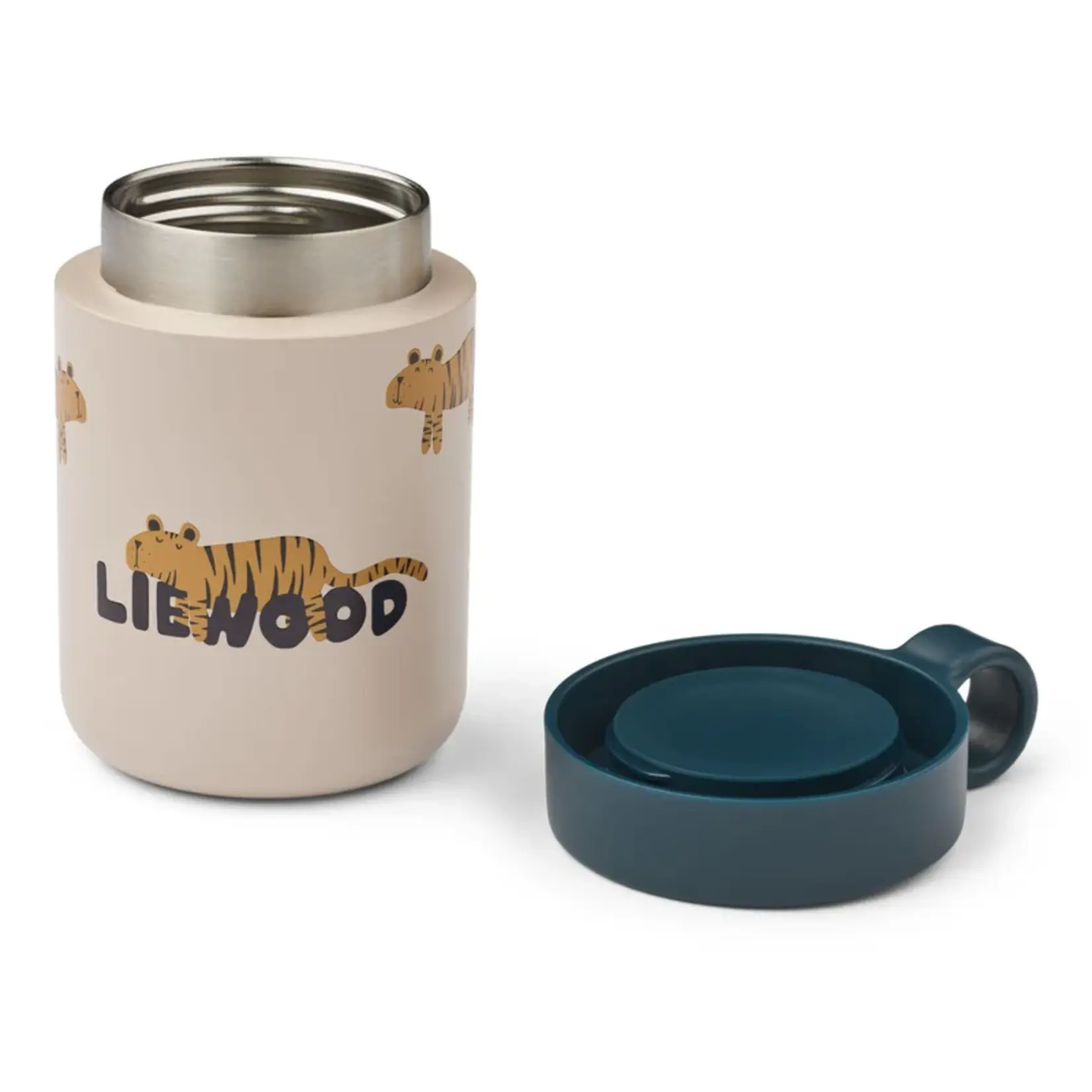 Liewood Kiani printed thermo food jar | tiger