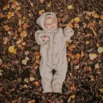 Engel Natur Wool fleece overall | sand melange