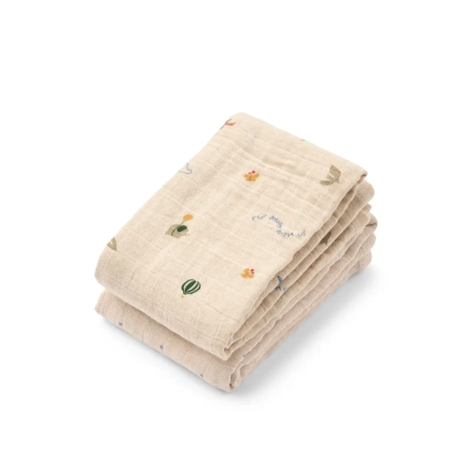 Liewood Lewis hydrofiele doeken 2-pack | muslin cloth flying star