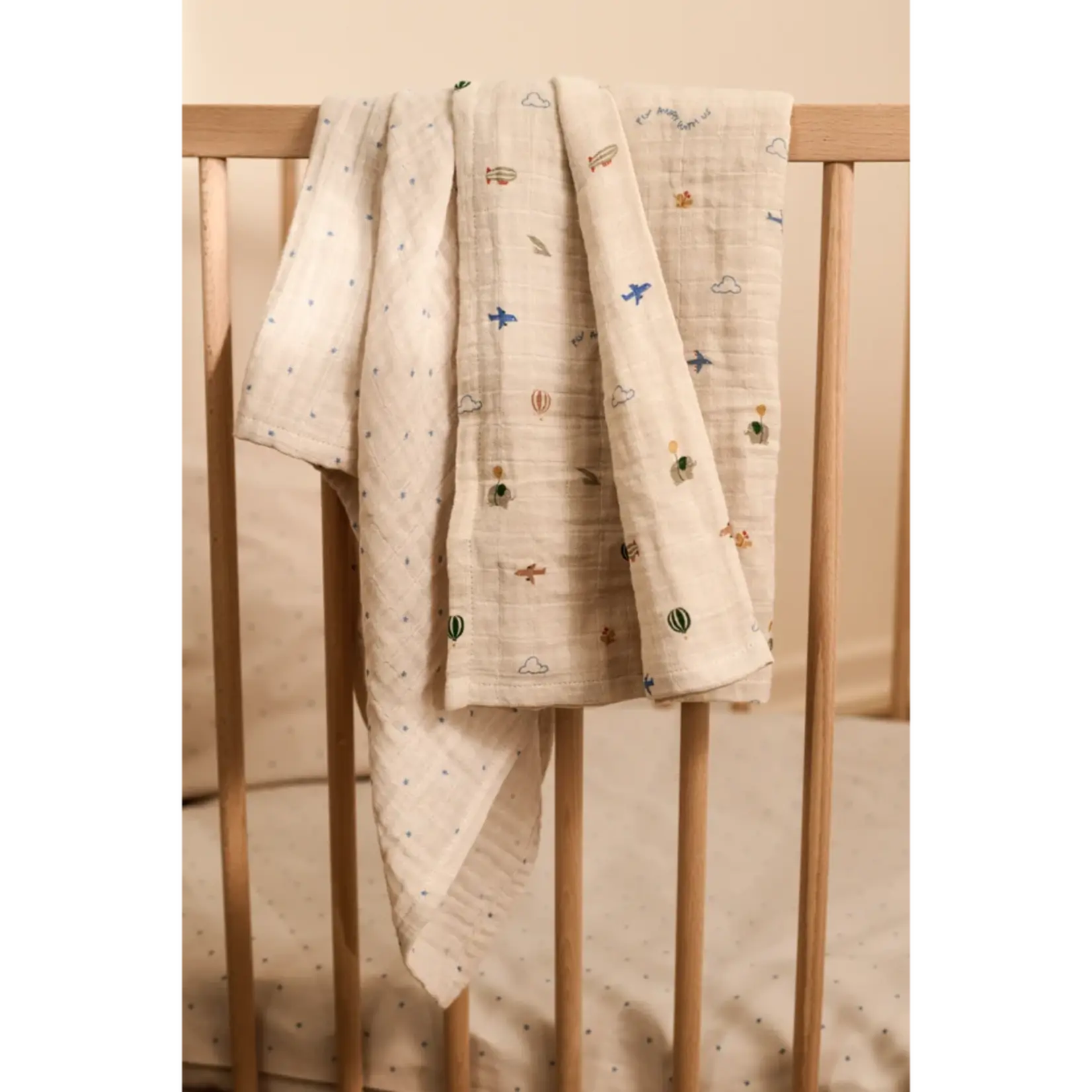 Liewood Lewis hydrofiele doeken 2-pack | muslin cloth flying star