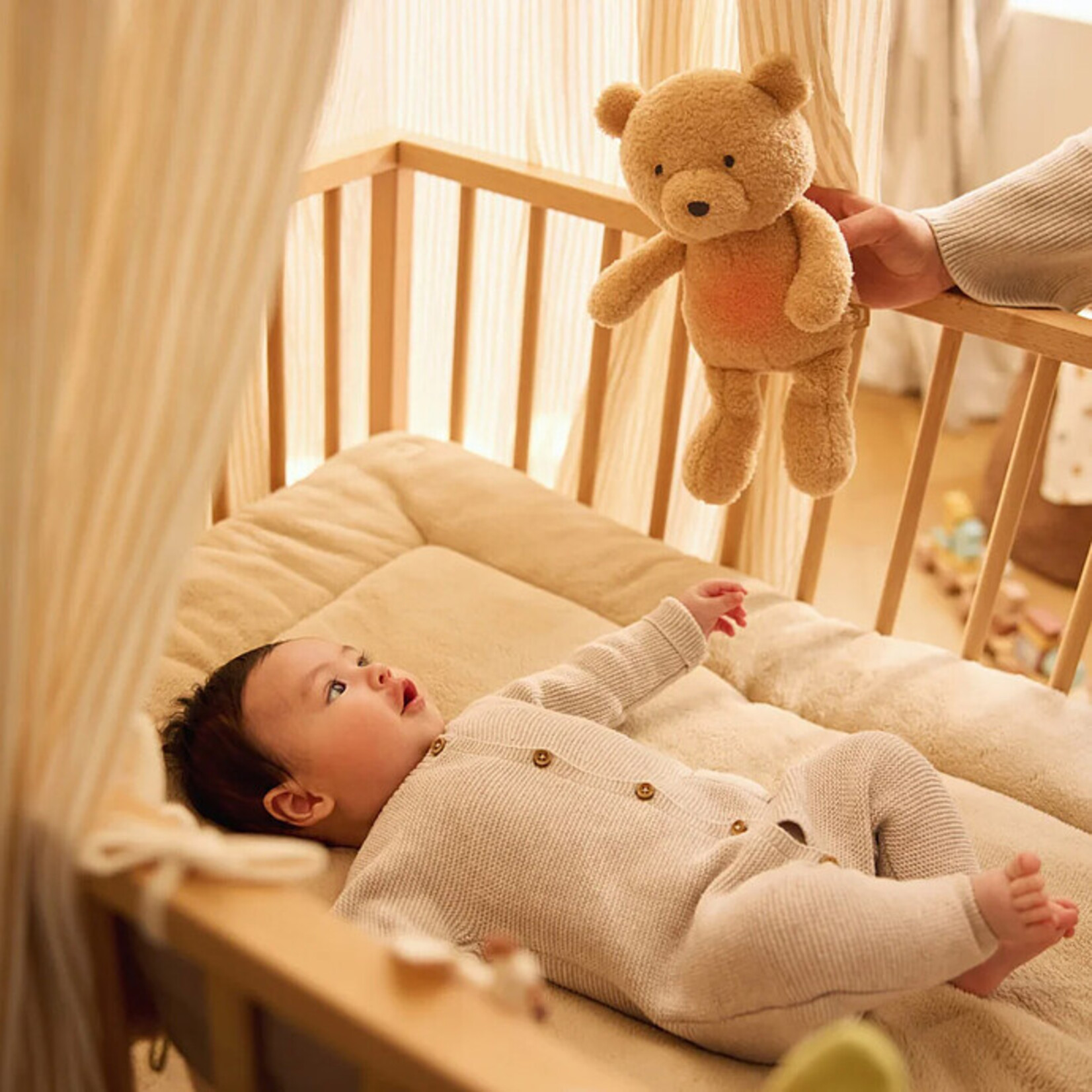Jollein Peluche avec lumière et son | bear brave