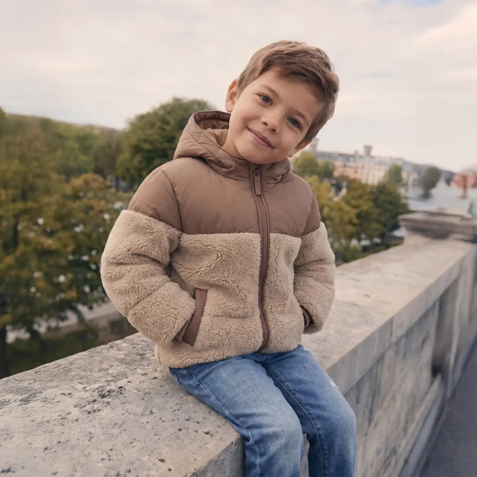 Your Wishes Winterjas teddy puffer coat