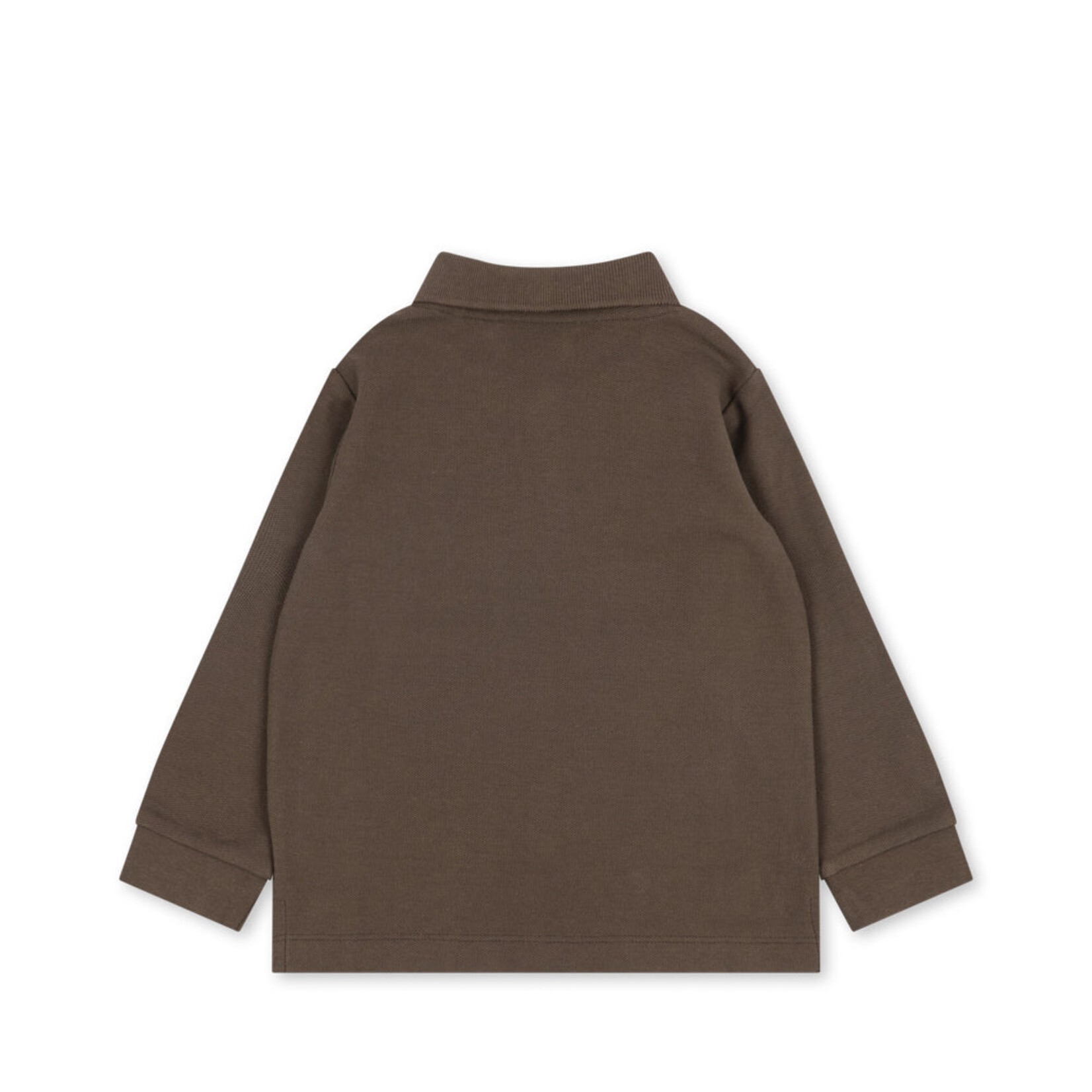 Konges Sløjd Florian longsleeve polo gots | slate black
