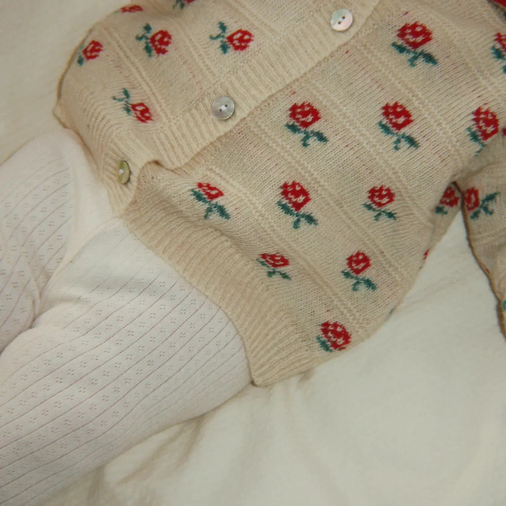 Konges Sløjd Belou collar cardigan wol | rose