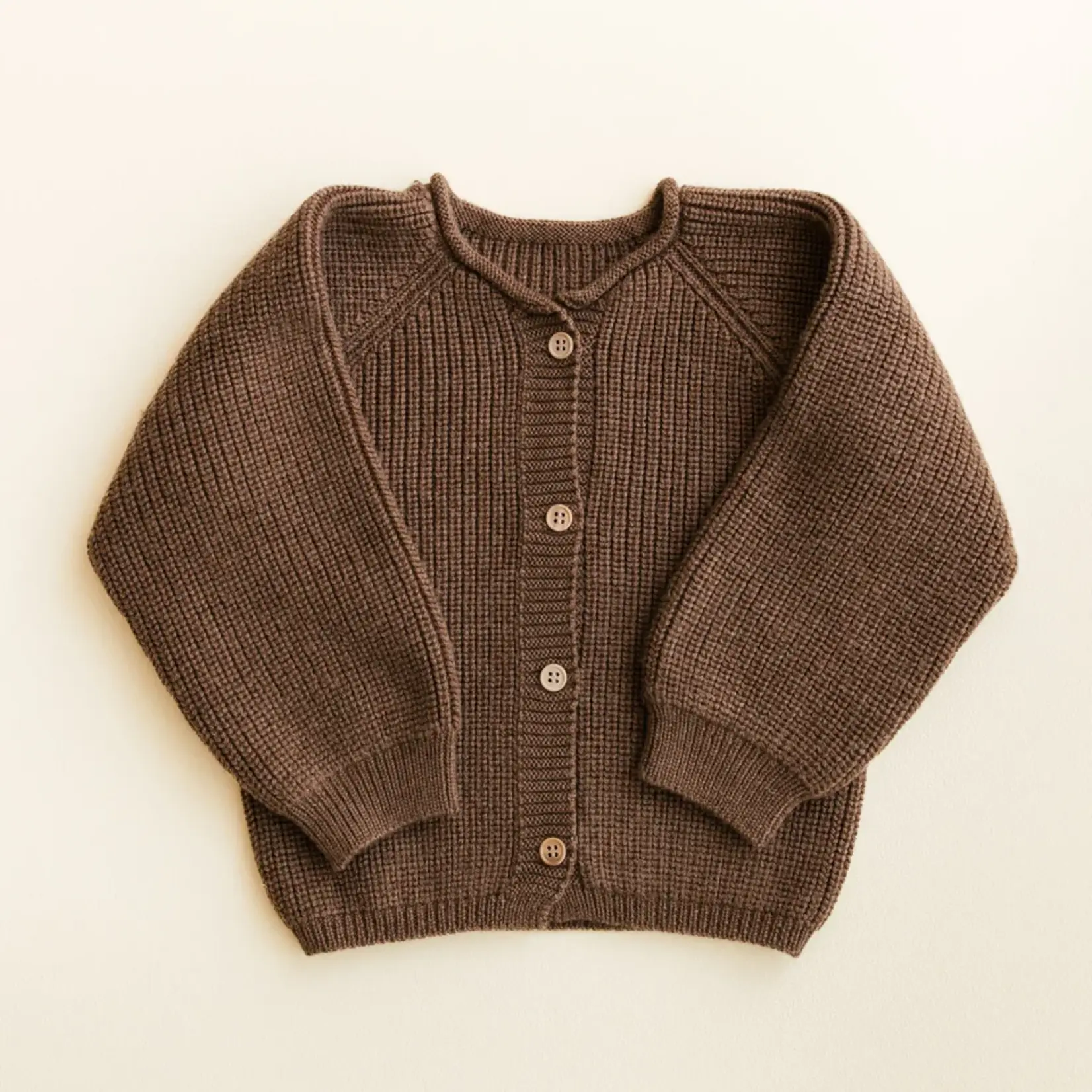 Hvid Cardigan Inga | mocha