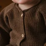 Hvid Cardigan Inga | mocha
