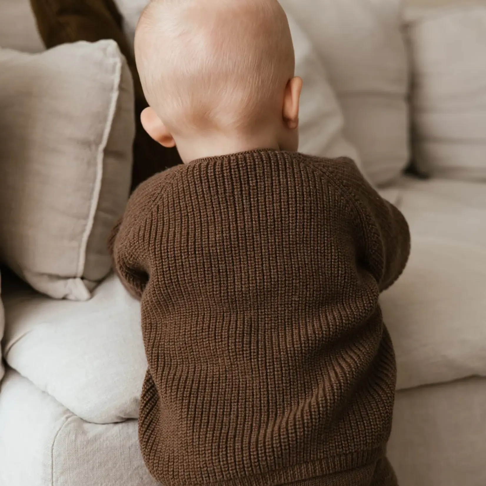 Hvid Cardigan Inga | mocha