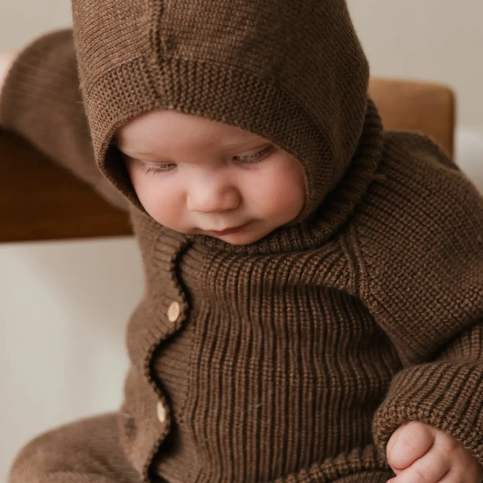 Hvid Cardigan Inga | mocha