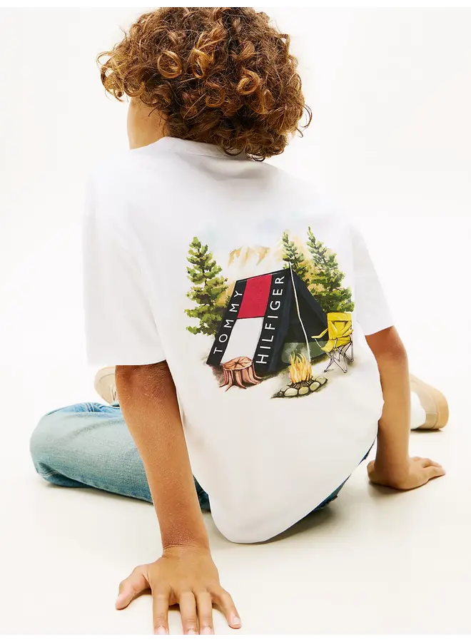 Tommy Hilfiger Kids Camp Print Tee KB0KB09938YBR