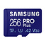 Samsung Pro Plus 256gb U3 V30 A2 Micro SDXC kaart
