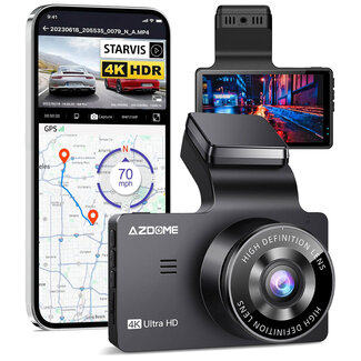 AZDome M63 Pro True 4K 2CH 64gb Wifi GPS dashcam