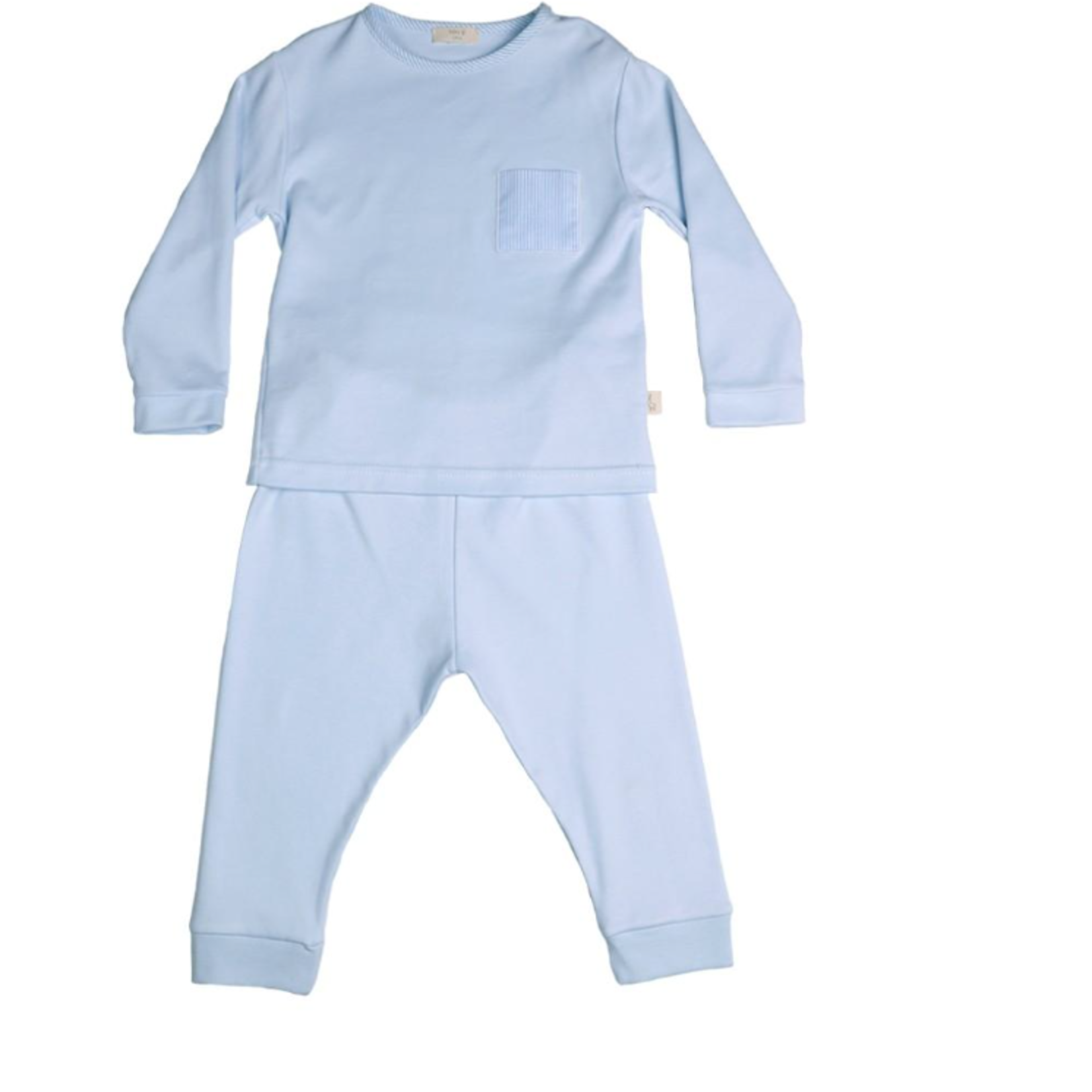 Baby Gi Baby Gi - Pyjama 2-delig in lichtblauw
