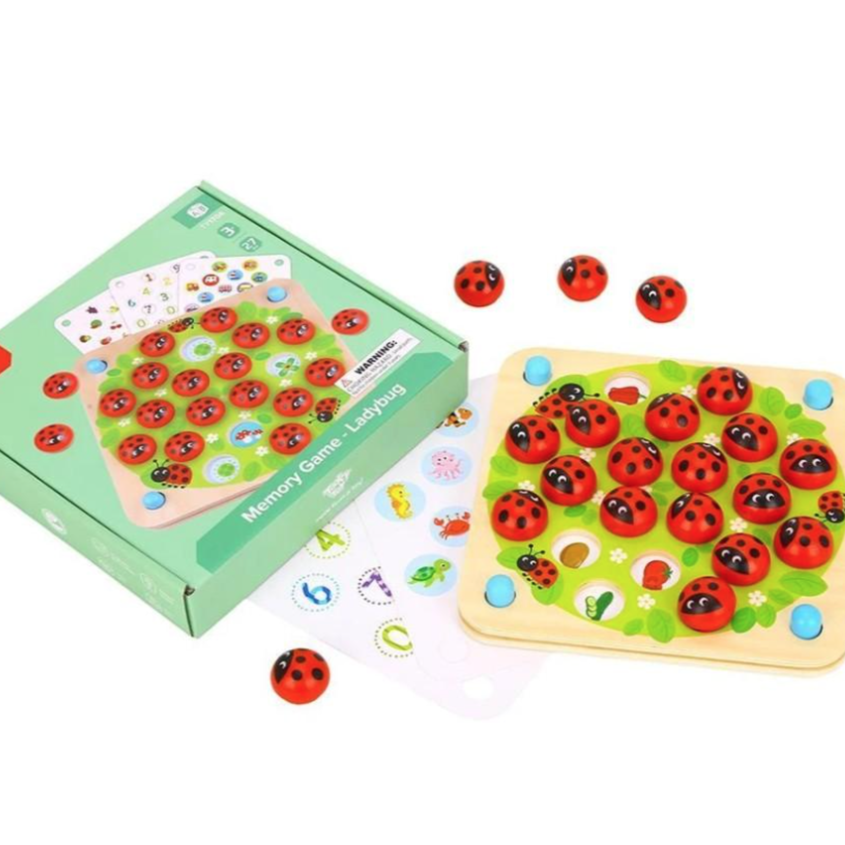 Tooky Toy Tooky Toy - Memory Game Ladybug - Petit Coeur Babyboutique