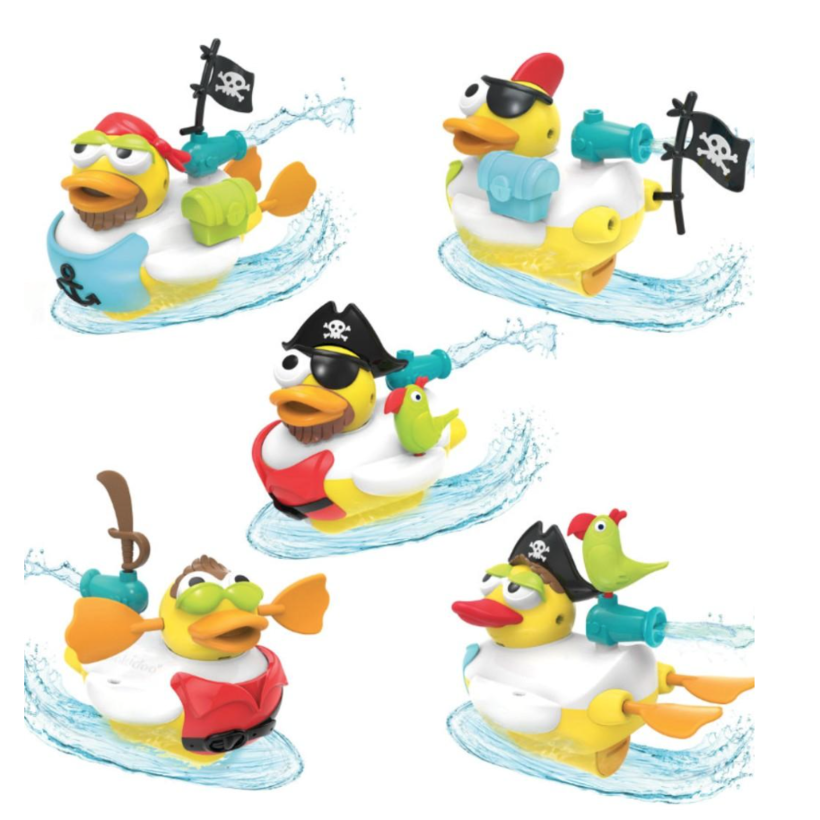 Yookidoo Yookidoo - Badspeelgoed - Jet Duck - Create A Pirate