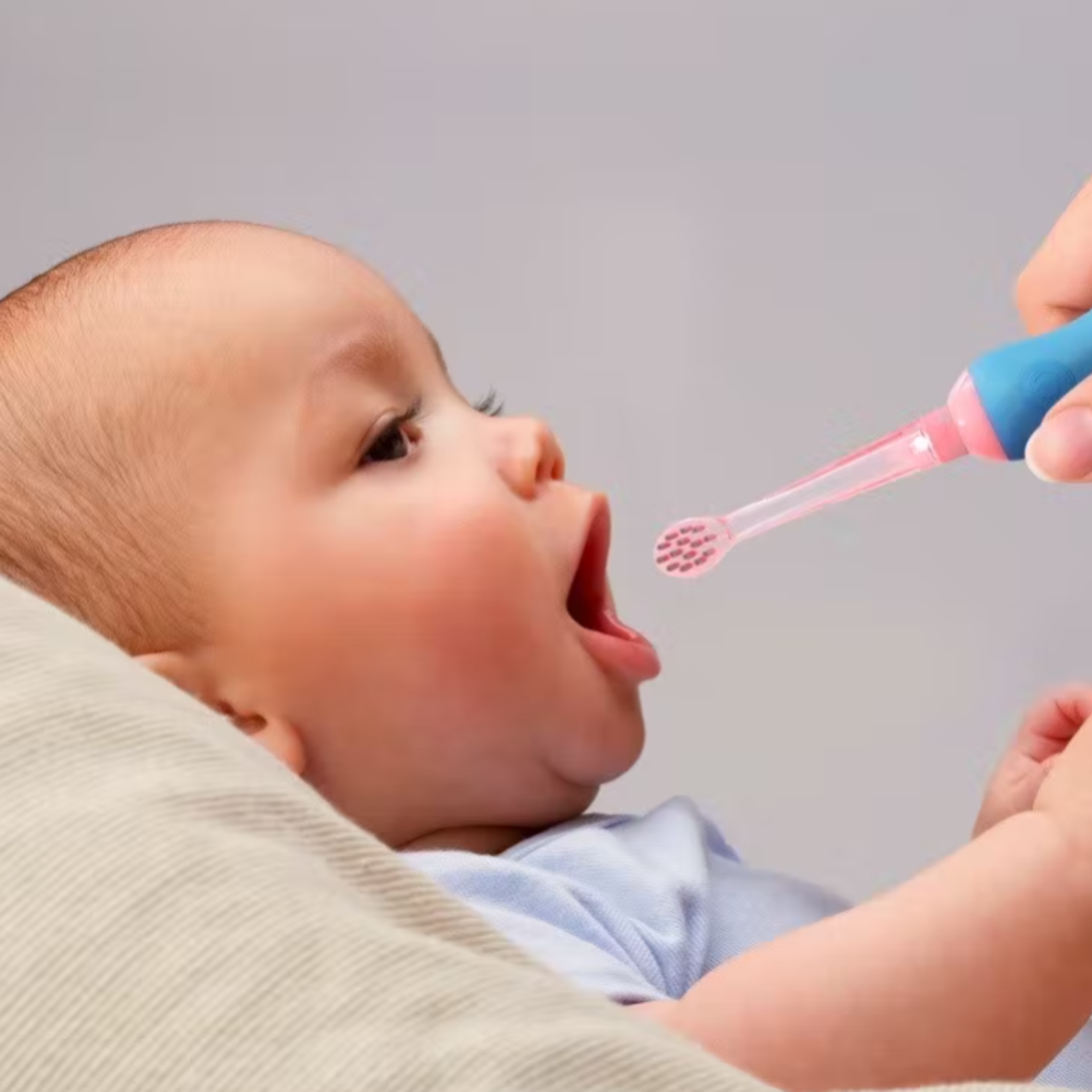 Les Babygators Les Babygators - Elektrische tandenborstel 0-3Y in blauw