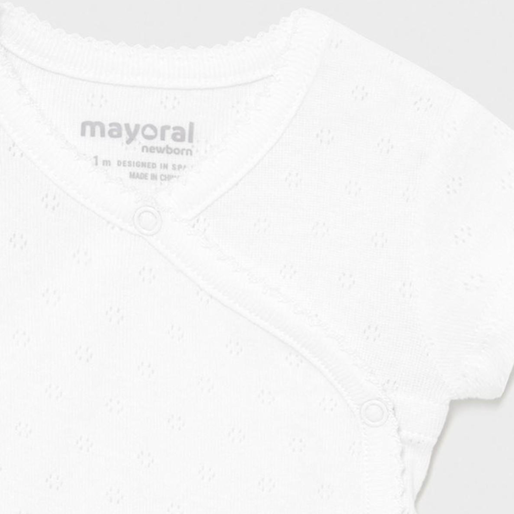 Mayoral Mayoral - Body met korte mouwen in wit