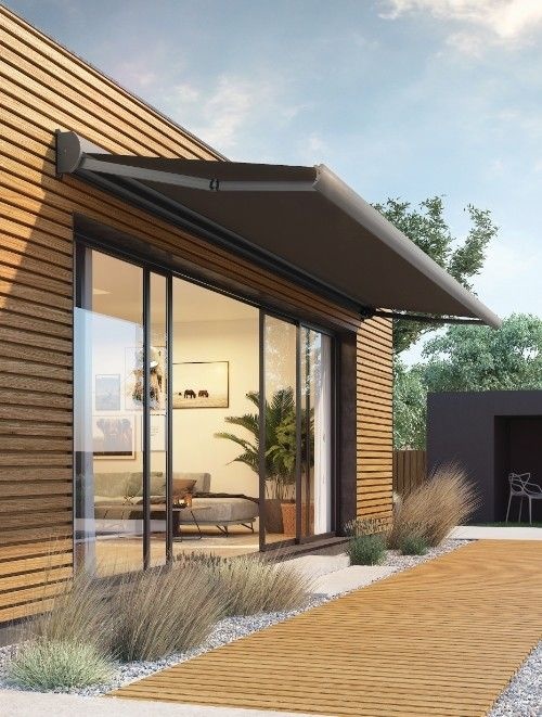 Knikarmscherm Capri Semi Cassette