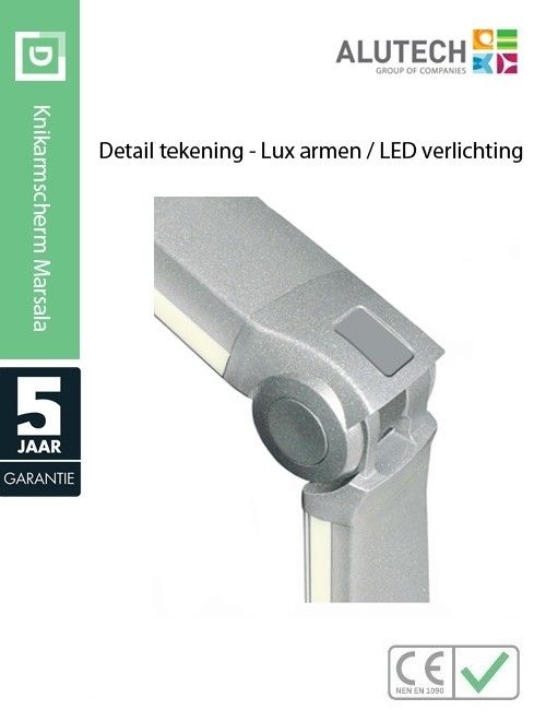 Knikarmscherm Marsala