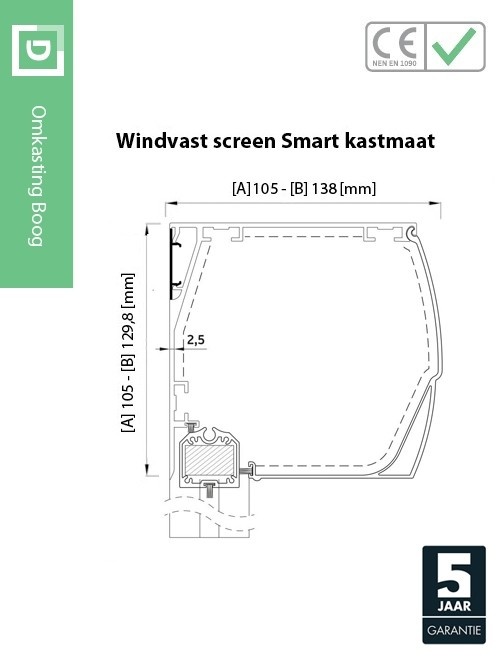 Solar windvaste screen Smart