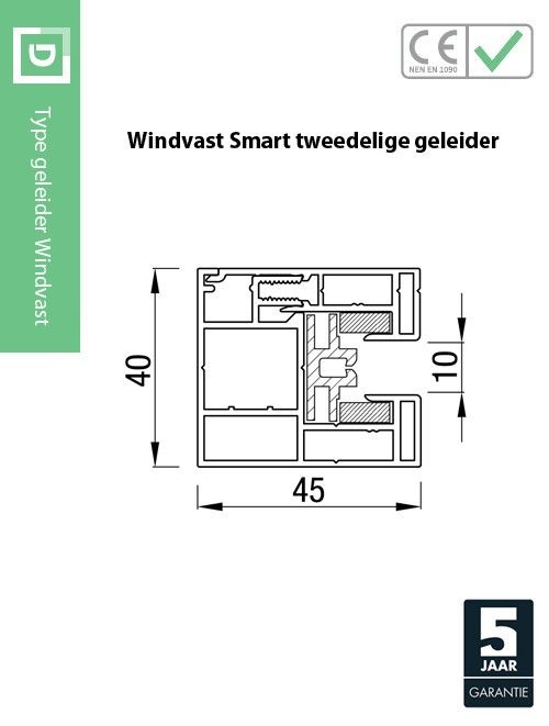 Solar windvaste screen Smart